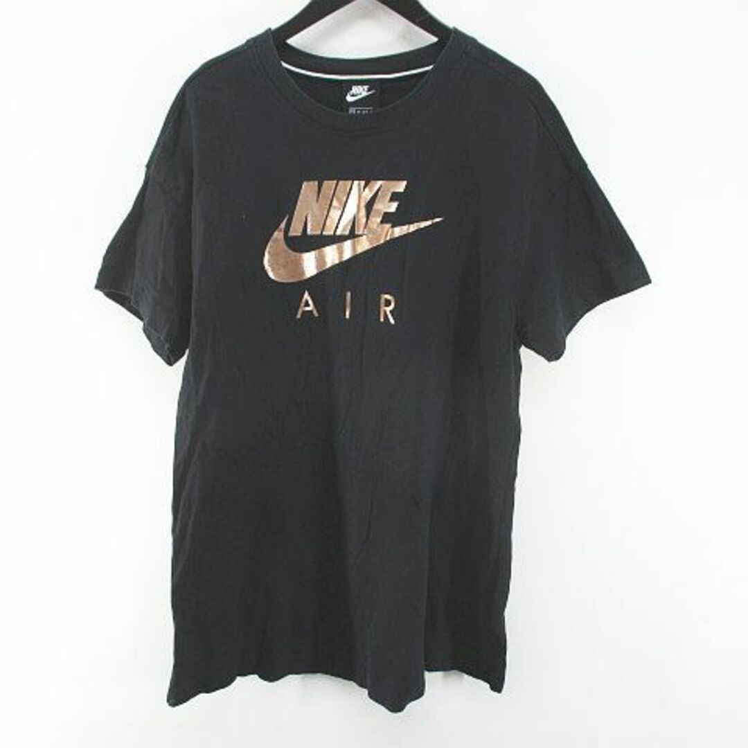 NIKE(ナイキ)のナイキ NIKE 半袖 Tシャツ カットソー XS 黒系 ブラック ト ロゴ  メンズのトップス(Tシャツ/カットソー(半袖/袖なし))の商品写真