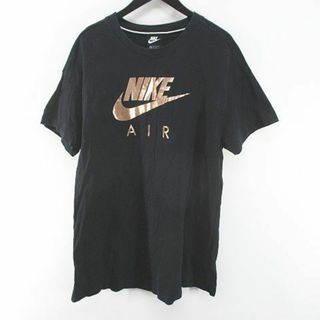 ナイキ(NIKE)のナイキ NIKE 半袖 Tシャツ カットソー XS 黒系 ブラック ト ロゴ (Tシャツ/カットソー(半袖/袖なし))