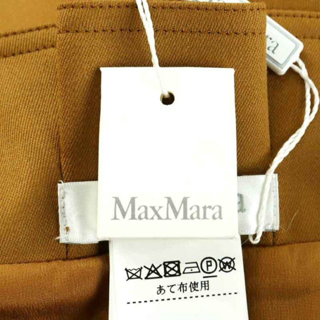 Max Mara(マックスマーラ)のマックスマーラ タイトスカート ひざ丈 フロントボタン ウール 38 S 茶 レディースのスカート(ひざ丈スカート)の商品写真