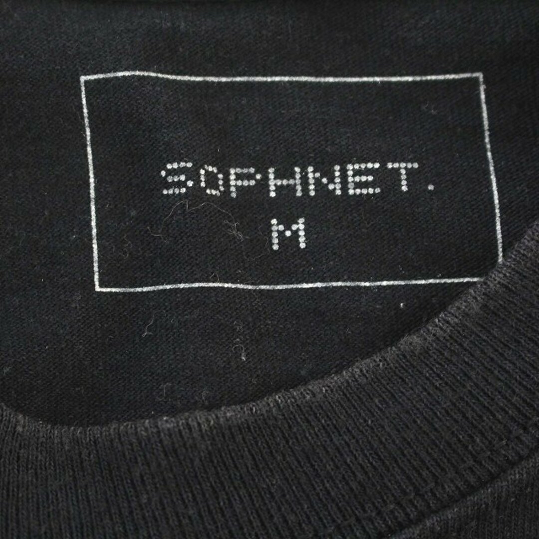 SOPHNET.(ソフネット)のソフネット SOPHNET. Tシャツ 半袖 プリント M 黒 ブラック メンズのトップス(Tシャツ/カットソー(半袖/袖なし))の商品写真