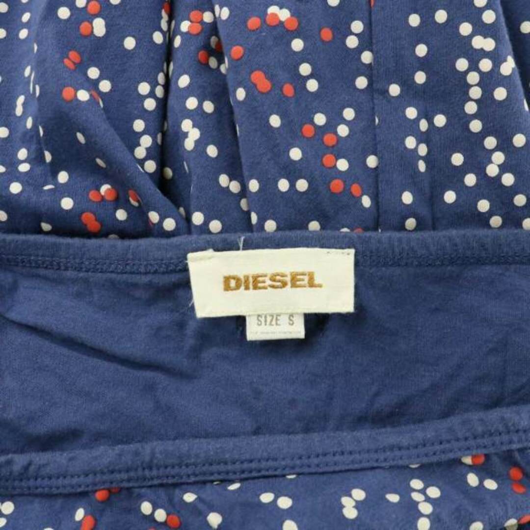 DIESEL(ディーゼル)のディーゼル ワンピース チューブトップ ベアトップ ひざ丈 フレア ドット S レディースのワンピース(ひざ丈ワンピース)の商品写真