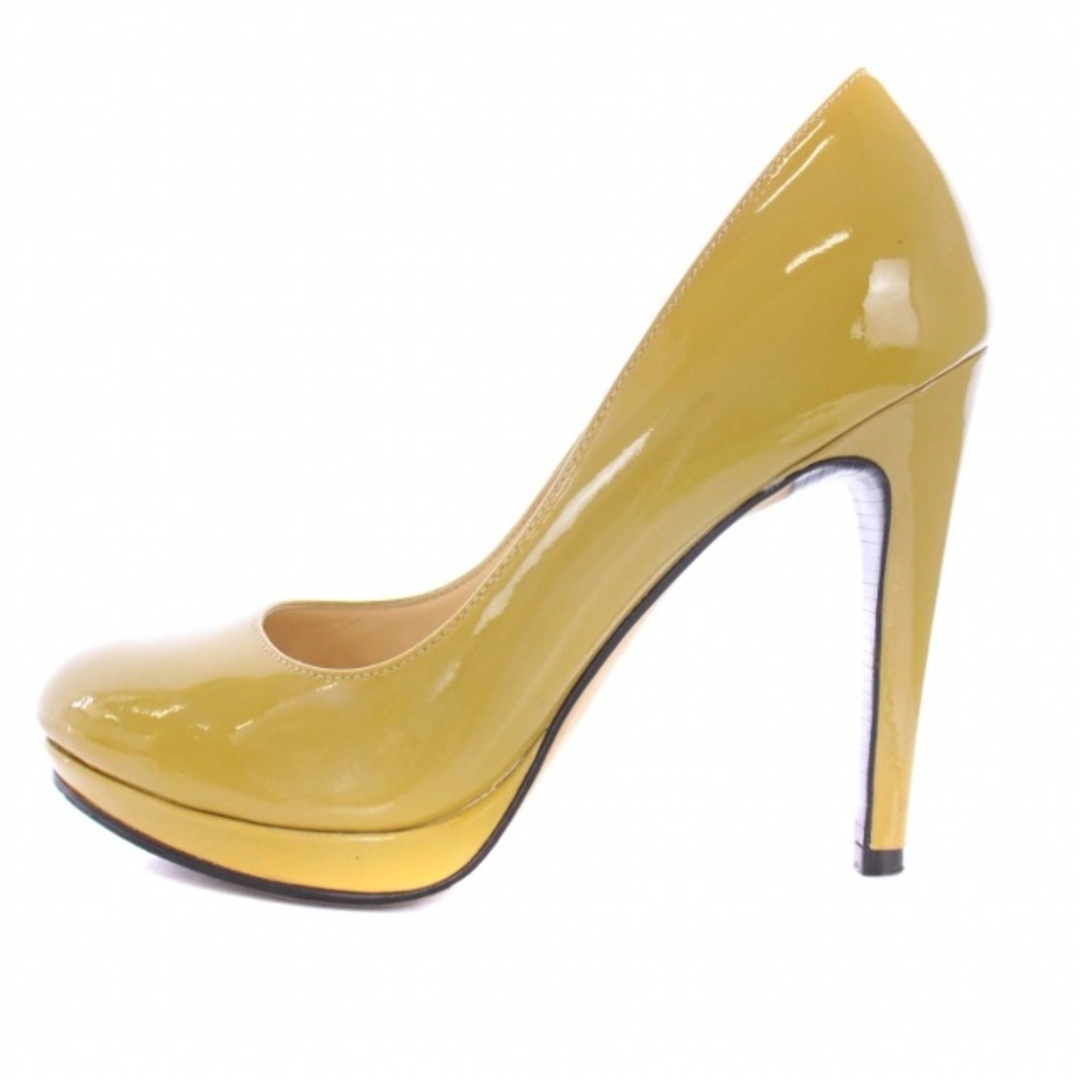 Cole Haan(コールハーン)のコールハーン パンプス ハイヒール エナメル 8B 25㎝ 黄 レディースの靴/シューズ(ハイヒール/パンプス)の商品写真