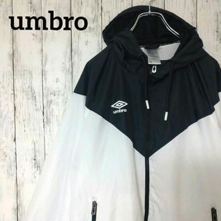 UMBRO - 90sアンブロ　ナイロンジャケット　ワンポイントプリントロゴ　（854）