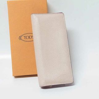 【トッズ/TOD’S】ファスナーポケット付き2つ折り長財布