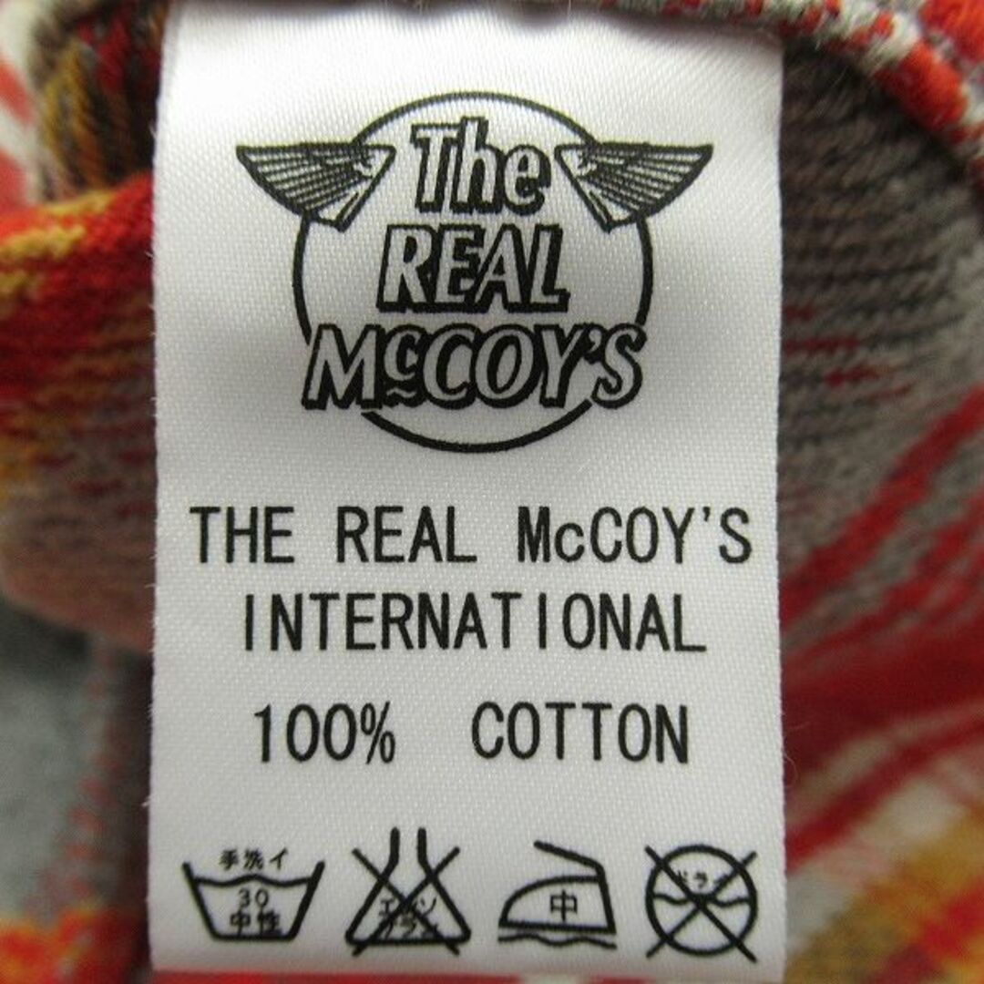 THE REAL McCOY'S(ザリアルマッコイズ)のジョーマッコイ MS12145 8HOUR UNION ヘビーネル シャツ M メンズのトップス(シャツ)の商品写真