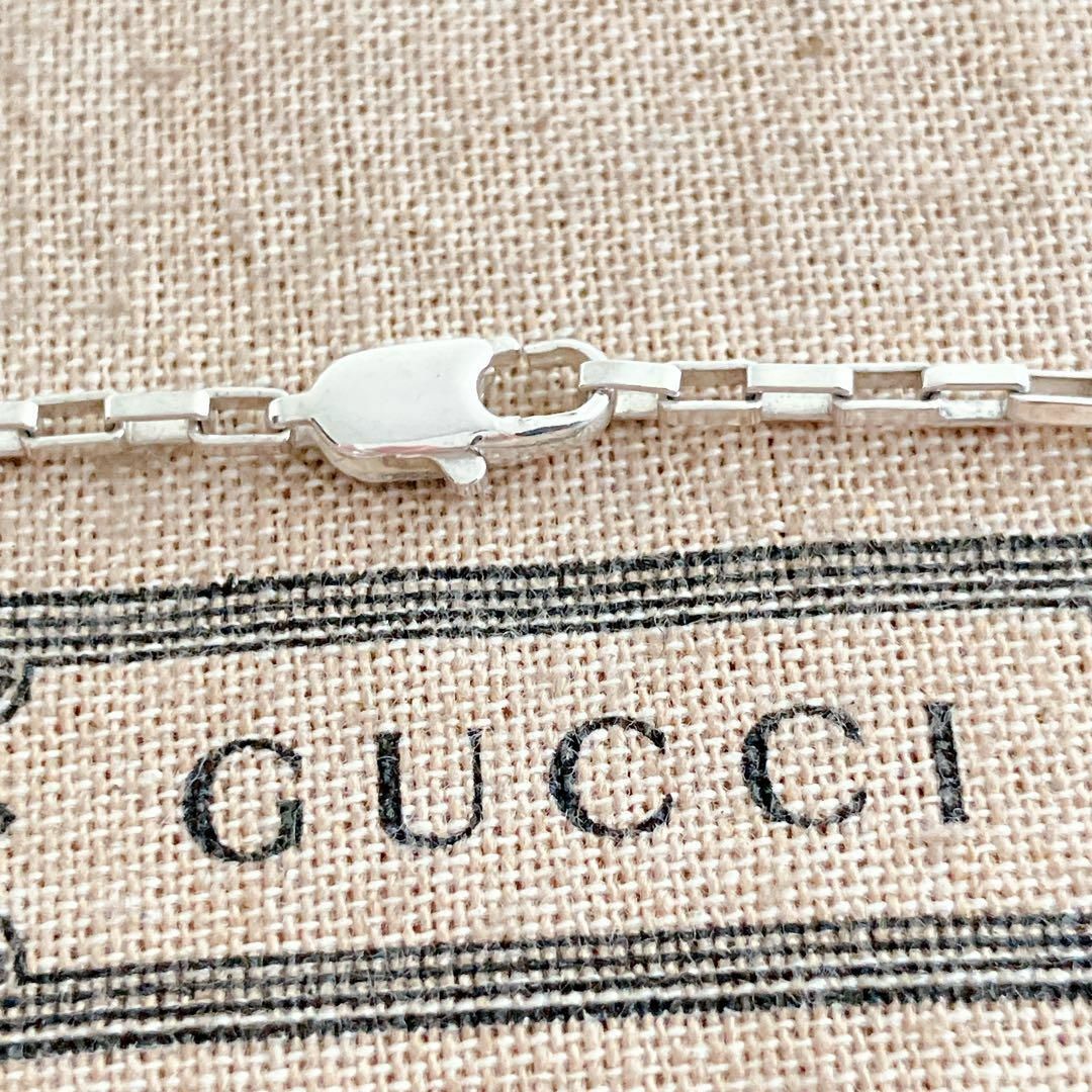 Gucci(グッチ)の【洗浄済】グッチ GUCCI 925 ネックレス シルバー レディース OT17 レディースのアクセサリー(ネックレス)の商品写真