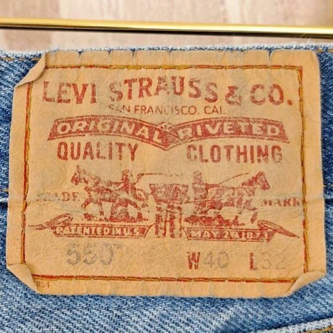 Levi's(リーバイス)のUS古着リーバイス550バギーワイドデニムパンツジーンズW40L32（994） メンズのパンツ(デニム/ジーンズ)の商品写真