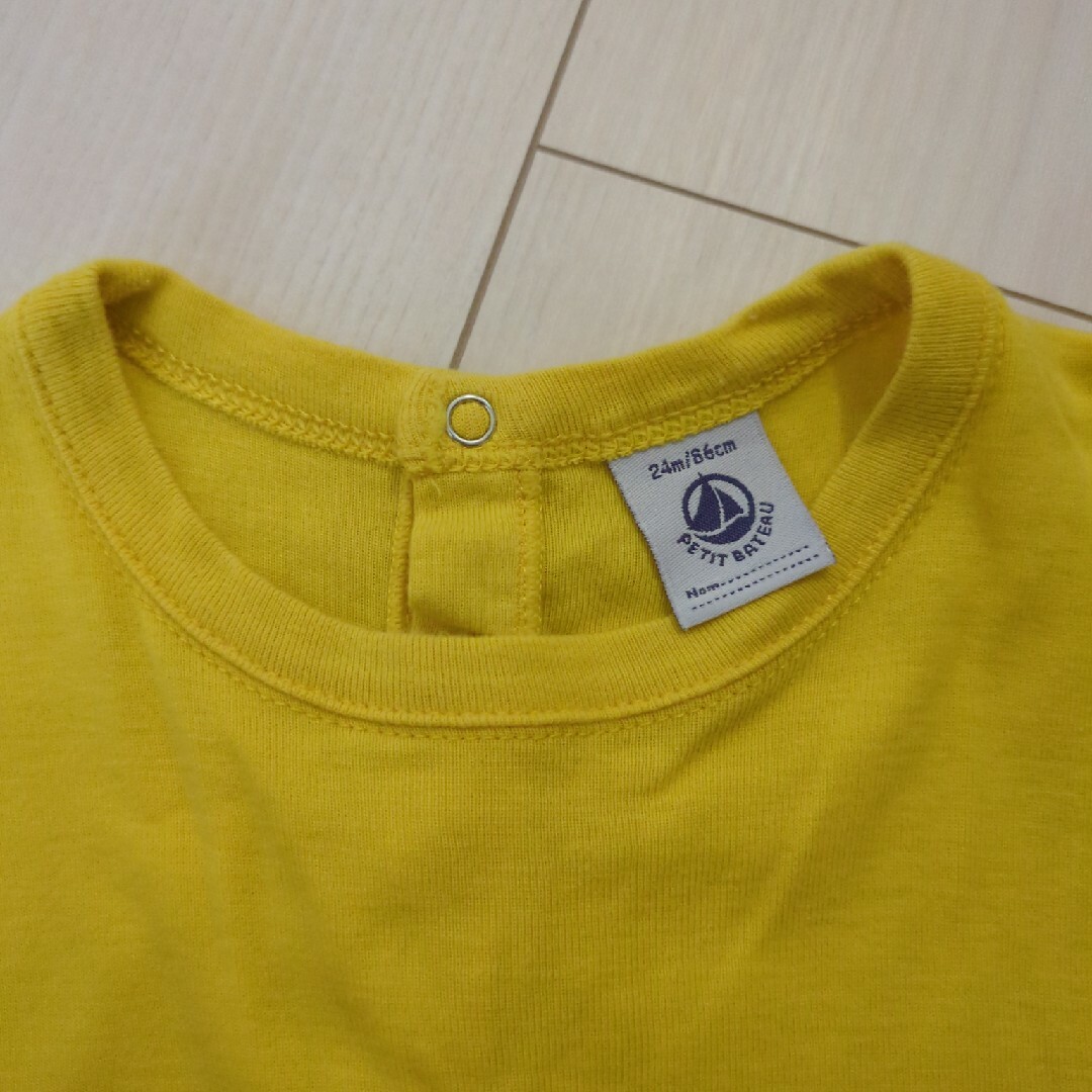 PETIT BATEAU(プチバトー)のプチバトー　半袖　24m　86cm キッズ/ベビー/マタニティのベビー服(~85cm)(Ｔシャツ)の商品写真