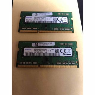 SAMSUNG - サムスン　ノートパソコン　メモリ 4GB×2枚＝8GB