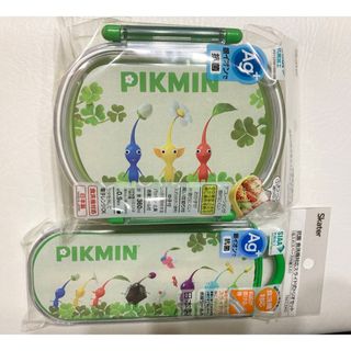 ニンテンドウ(任天堂)の ピクミン お弁当箱 ランチボックス 抗菌　トリオセット(弁当用品)