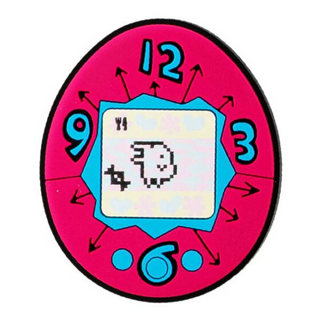 【ピンク（くちぱっち）】 たまごっち ぷっくりラバーマグネット エンタメ/ホビーのアニメグッズ(その他)の商品写真