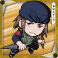 【忍界2-24 不知火ゲンマ (N ノーマル) 】 にふぉるめーしょん NARUTO-ナルト- 疾風伝 忍界シールウエハース vol.2