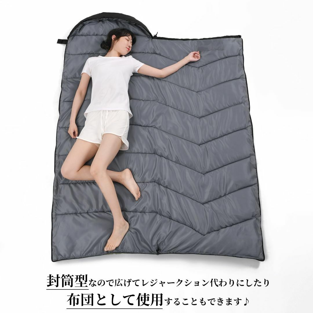 寝袋 夏用 冬用 【超軽量・防水】 Cozyone オールシーズン 寝袋 4in スポーツ/アウトドアのアウトドア(寝袋/寝具)の商品写真