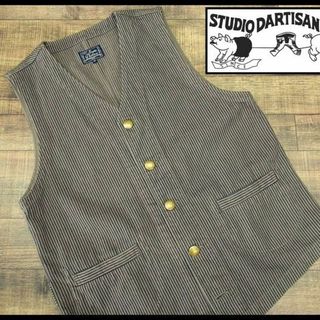 ステュディオ ダルチザン 1940s レイルロード 10oz ヒッコリー ベスト