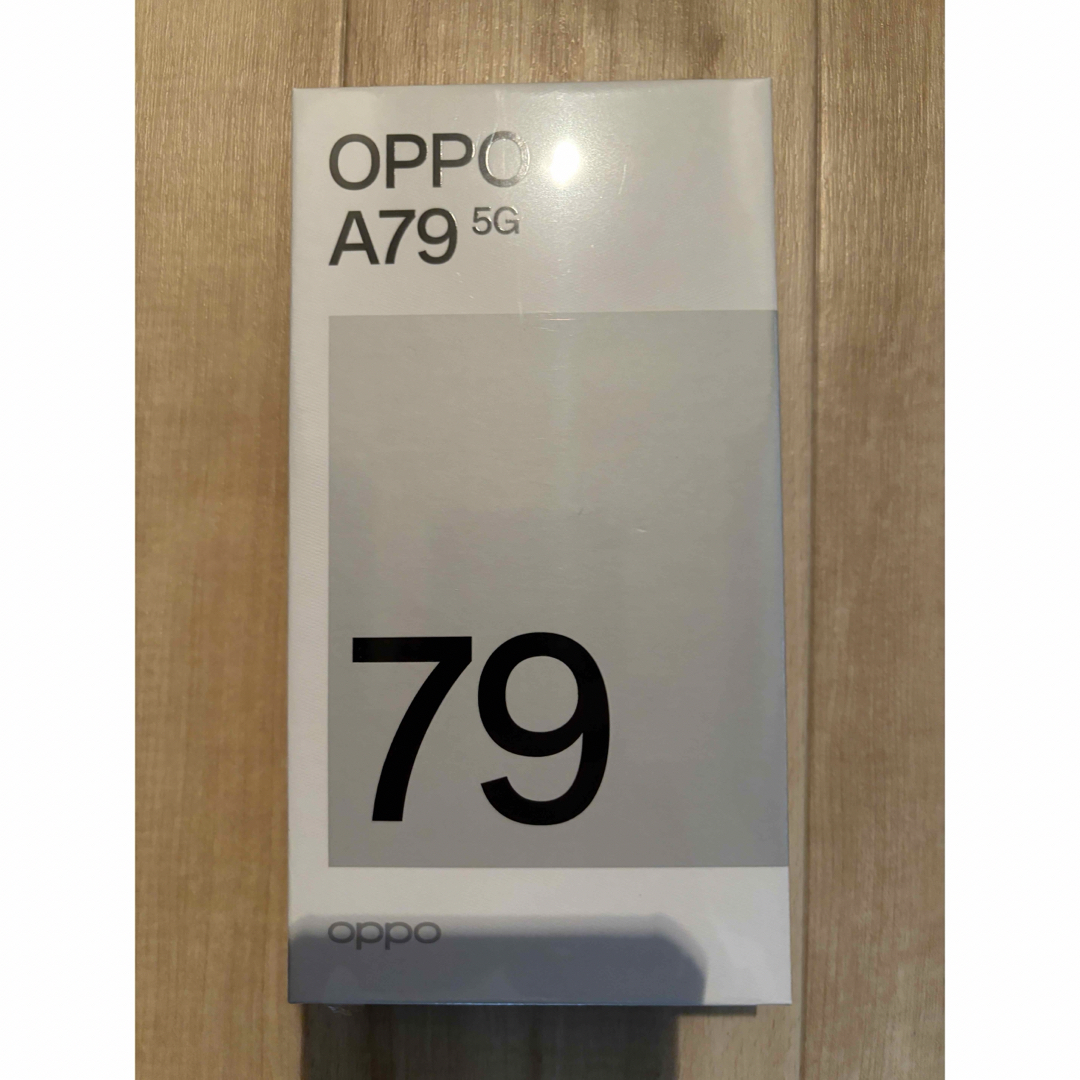 OPPO(オッポ)のOPPO A79 5G NA ミステリーブラック　新品、未開封 スマホ/家電/カメラのスマートフォン/携帯電話(スマートフォン本体)の商品写真