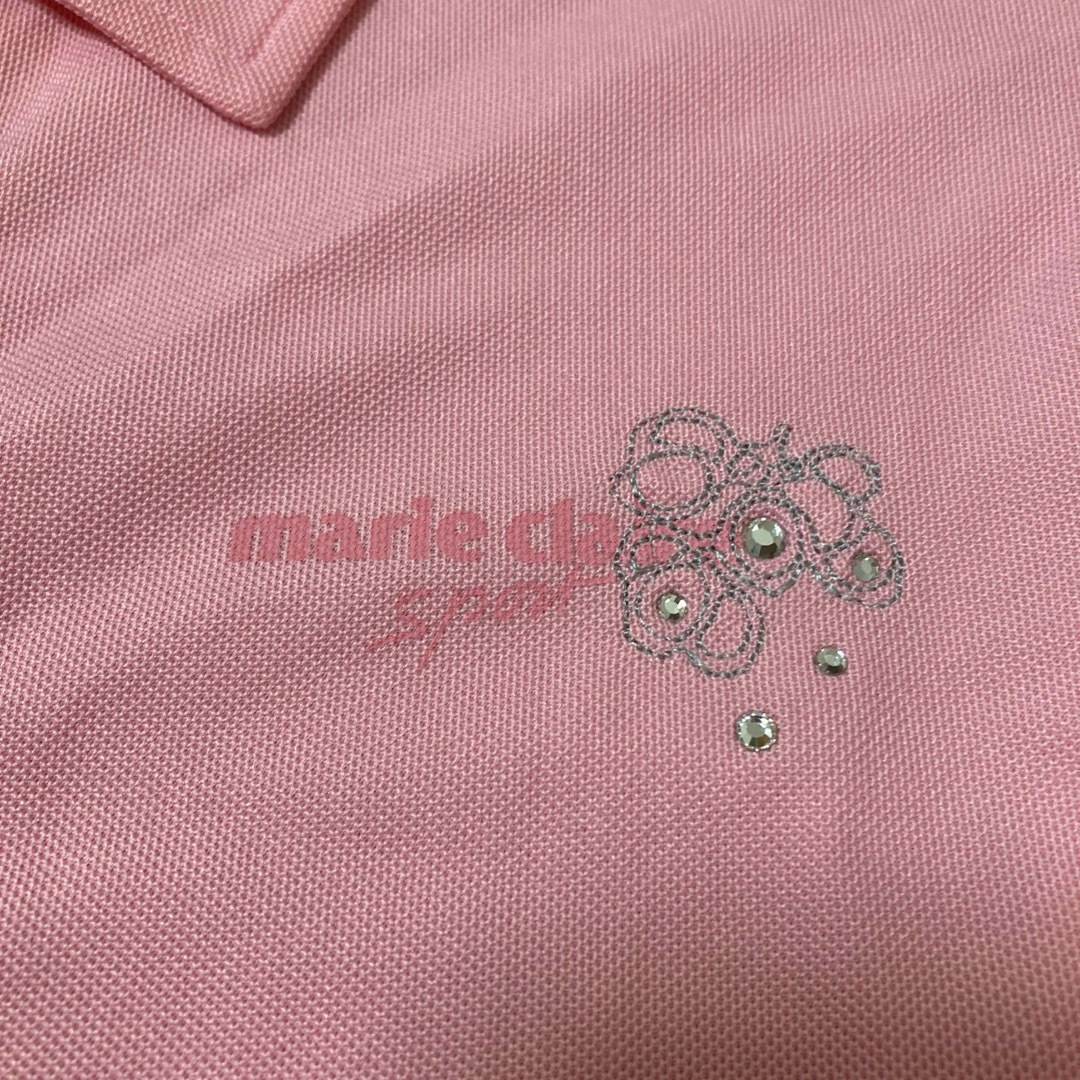 Marie Claire(マリクレール)のmarie claire マリクレール　半袖ゴルフシャツMレディースゴルフウェア スポーツ/アウトドアのゴルフ(ウエア)の商品写真