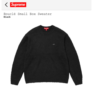 Supreme Boucle Small Box Sweater Black L