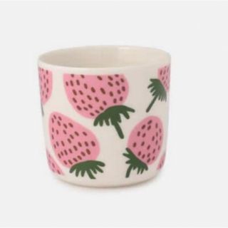 マリメッコ(marimekko)の：【アジア限定】Mansikka コーヒーカップ1客(ハンドルなし)(食器)