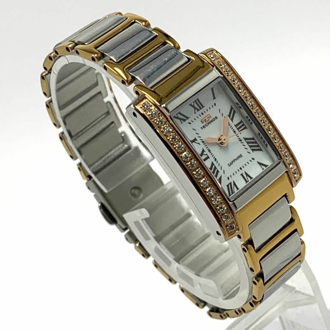 TECHNOS(テクノス)の239 稼働品 TECHNOS SAPPHIRE テクノス レディース 腕時計 レディースのファッション小物(腕時計)の商品写真