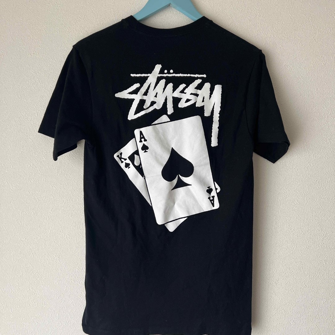 STUSSY(ステューシー)の美品STUSSYトランプ柄半袖TシャツS メンズのトップス(Tシャツ/カットソー(半袖/袖なし))の商品写真