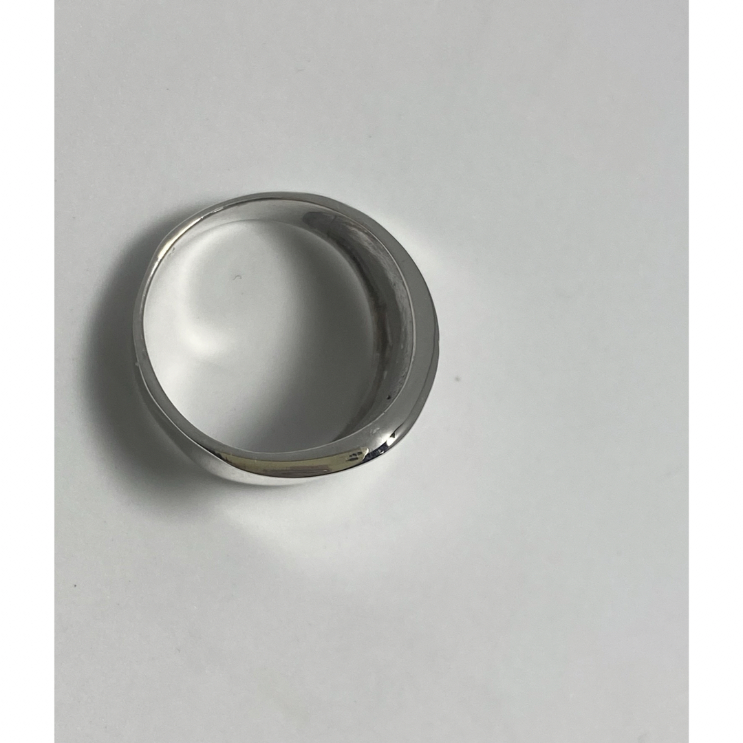 逆甲丸　スターリングシルバー925リング　純銀高純度　アクセ指輪　9号　tアA9 メンズのアクセサリー(リング(指輪))の商品写真