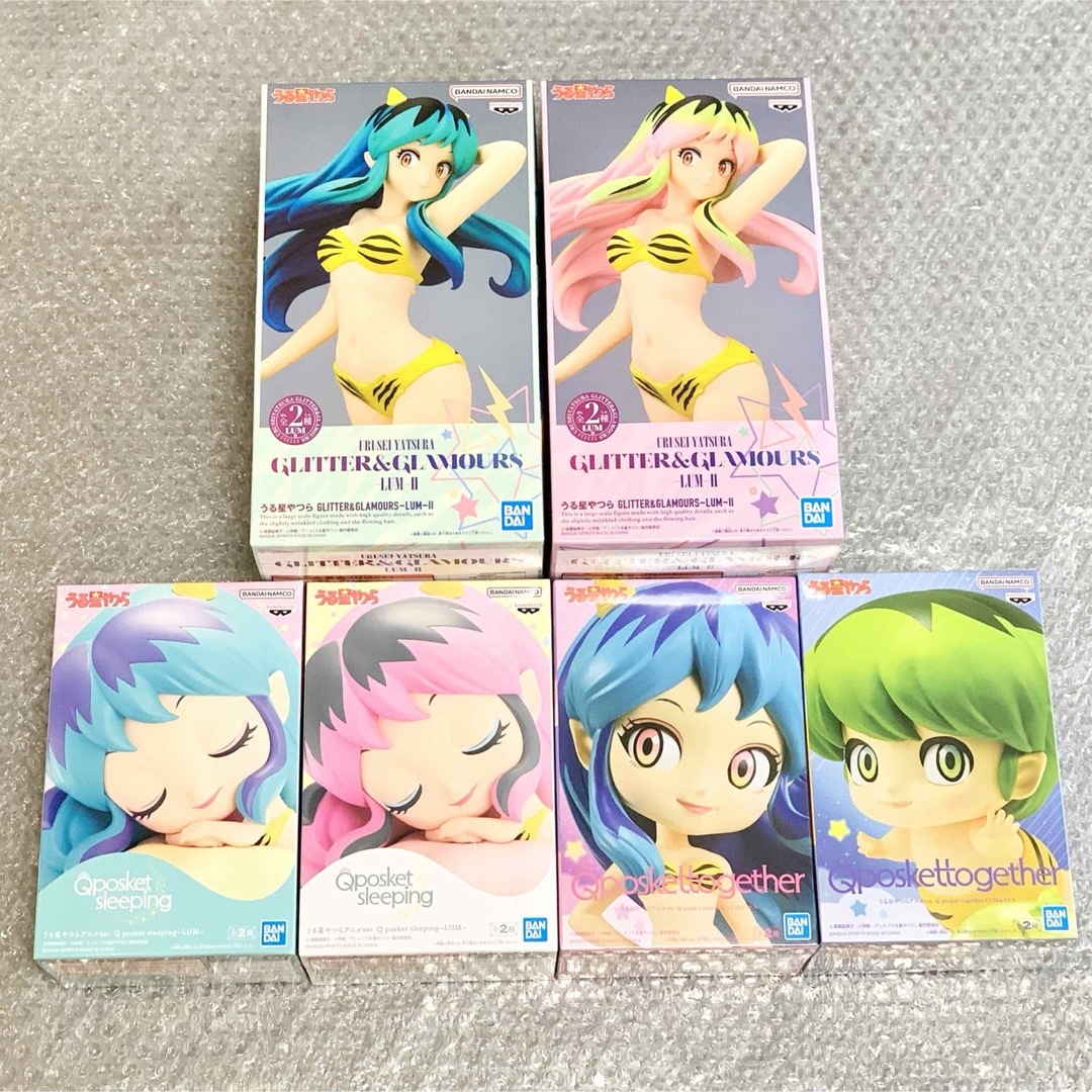 新品】うる星やつら フィギュア6体セット☆まとめ売り☆即購入⭕️ 新品】うる星やつら フィギュア6体セット☆まとめ売り☆即購入⭕️