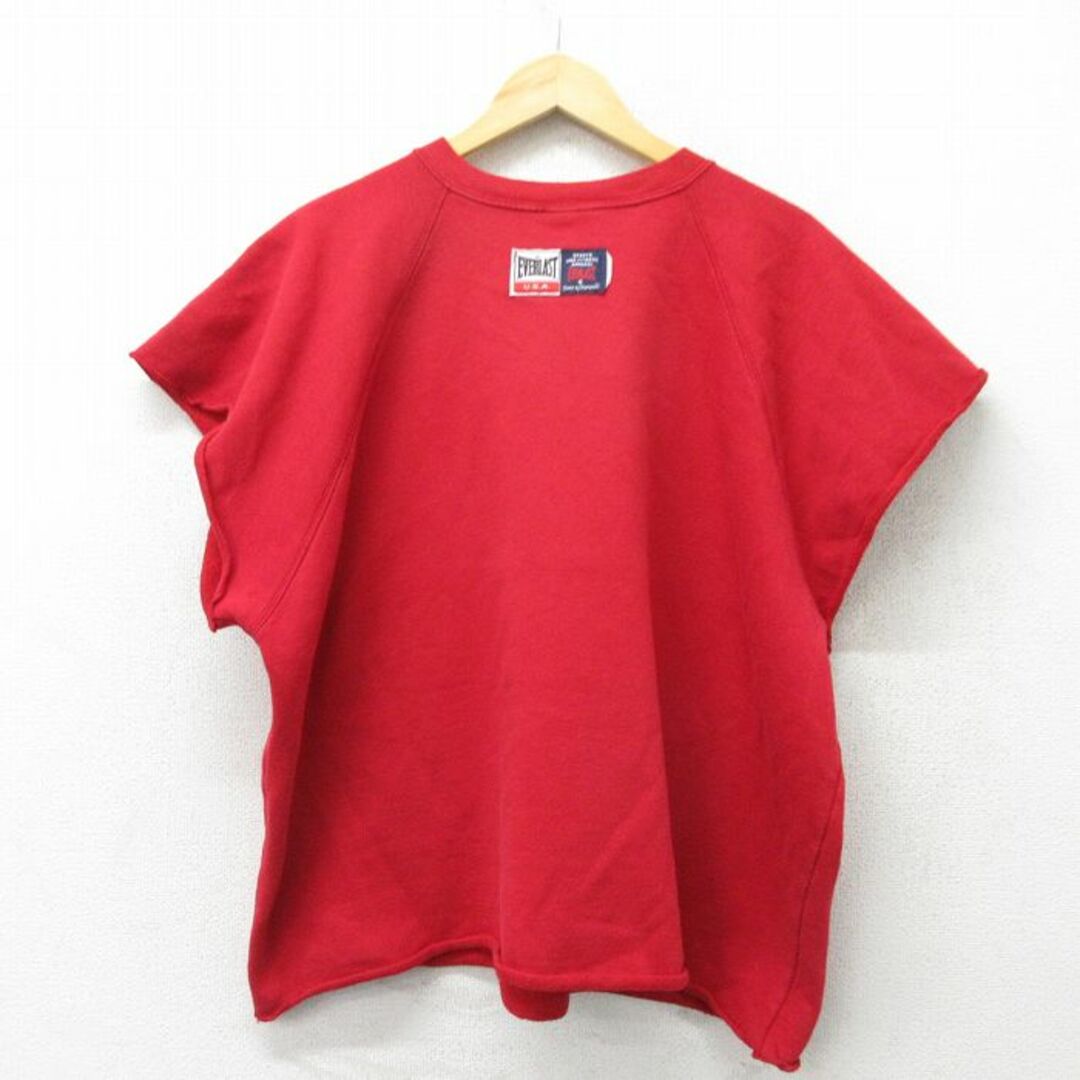 XL☆古着 半袖 スウェット メンズ 90年代 90s EVERLAST クルー XL☆古着 半袖 スウェット メンズ 90年代 90s EVERLAST クルー
