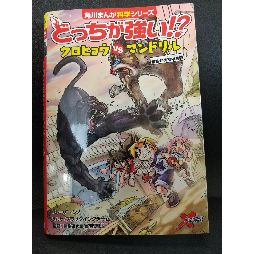 ☆どっちが強い！？クロヒョウVSマンドリル☆ エンタメ/ホビーの本(絵本/児童書)の商品写真