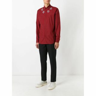 ジバンシィ(GIVENCHY)の中古GIVENCHYRICCARDOTISCIギンガムチェックスターシャツS(シャツ)