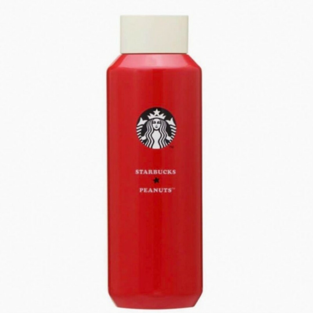 【新品未使用】スターバックス スヌーピー ステンレスボトル　赤　水筒　完売レア Starbucks - スターバックス PEANUT コラボ ステンレスボトル