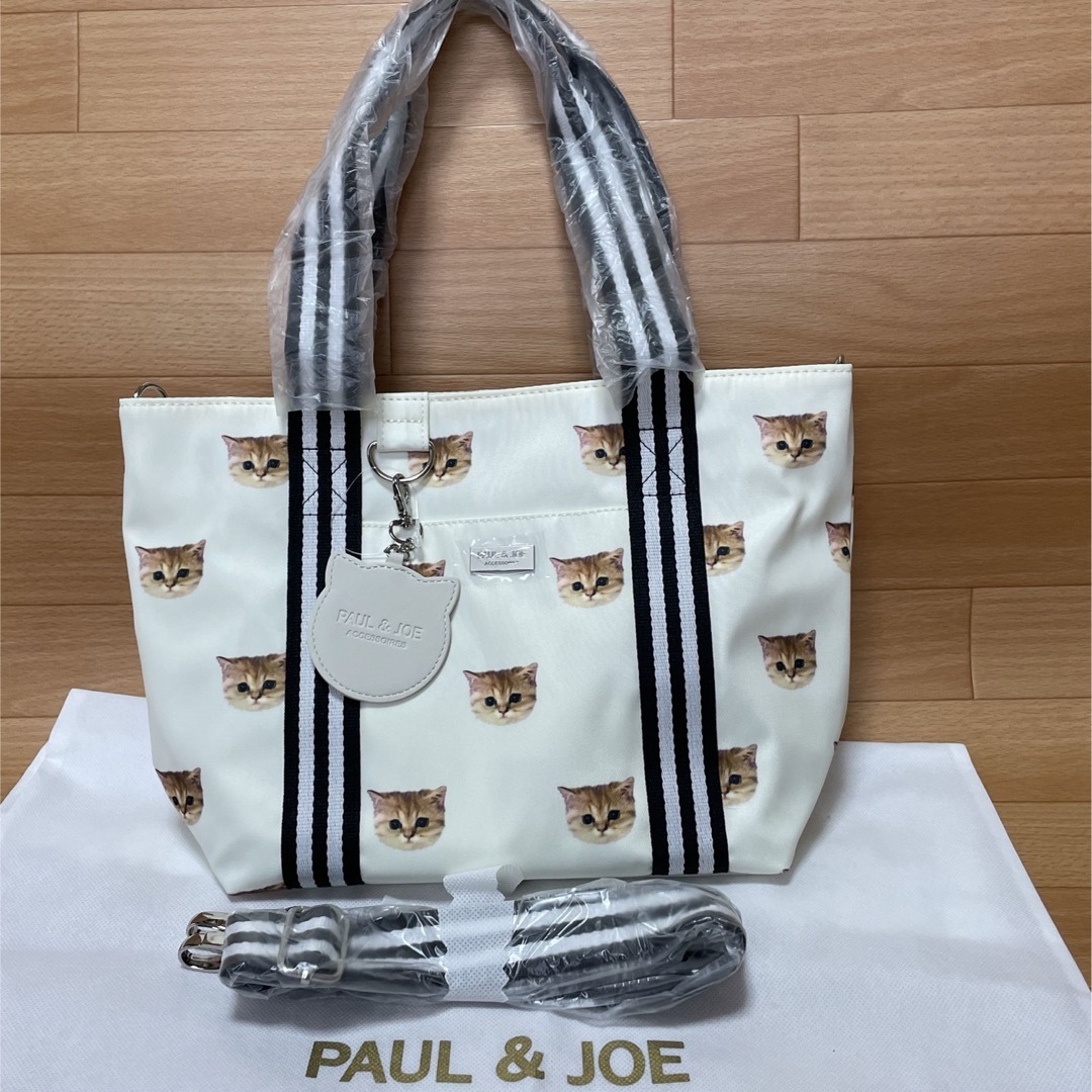 PAUL & JOE SISTER(ポール&ジョーシスター)の新品 ポール＆ジョー アクセソワ トート ショルダー ヌネット アイボリー 4 レディースのバッグ(ショルダーバッグ)の商品写真