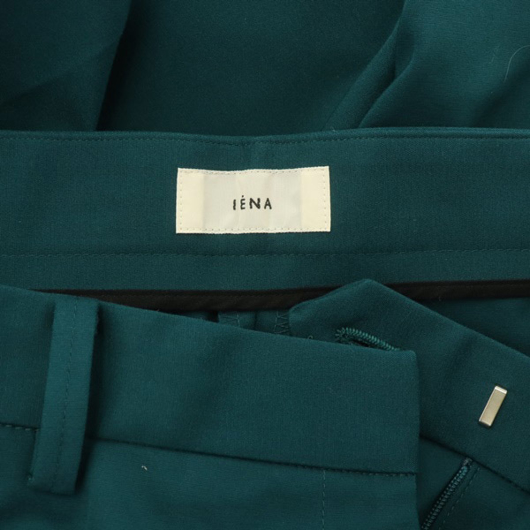IENA(イエナ)のイエナ IENA 22AW ダブルクロスストレッチパンツ セミフレア 40 緑 レディースのパンツ(その他)の商品写真