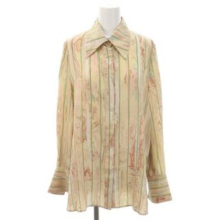 マメクロゴウチ 22SS Marble Print Silk Shirt シャツ(シャツ/ブラウス(長袖/七分))