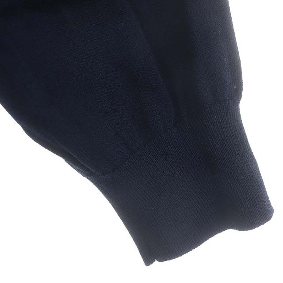 franche lippee(フランシュリッペ)のフランシュリッペ ブラック ポップコーン刺繍 カーディガン 七分袖 FL5 濃紺 レディースのトップス(カーディガン)の商品写真