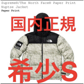シュプリーム(Supreme)の希少S Supreme North Face Paper Nuptse 紙ヌプシ(ダウンジャケット)
