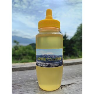 山梨県産　アカシア蜂蜜　300g（トンガリ容器）　1本入り　2023 年5月採り