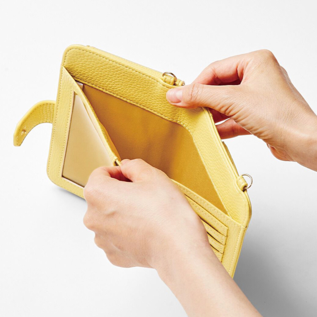 FELISSIMO(フェリシモ)のフェリシモOSYAIRO フォトポケットが付いたスマホ＆おさいふポーチ レディースのバッグ(ショルダーバッグ)の商品写真