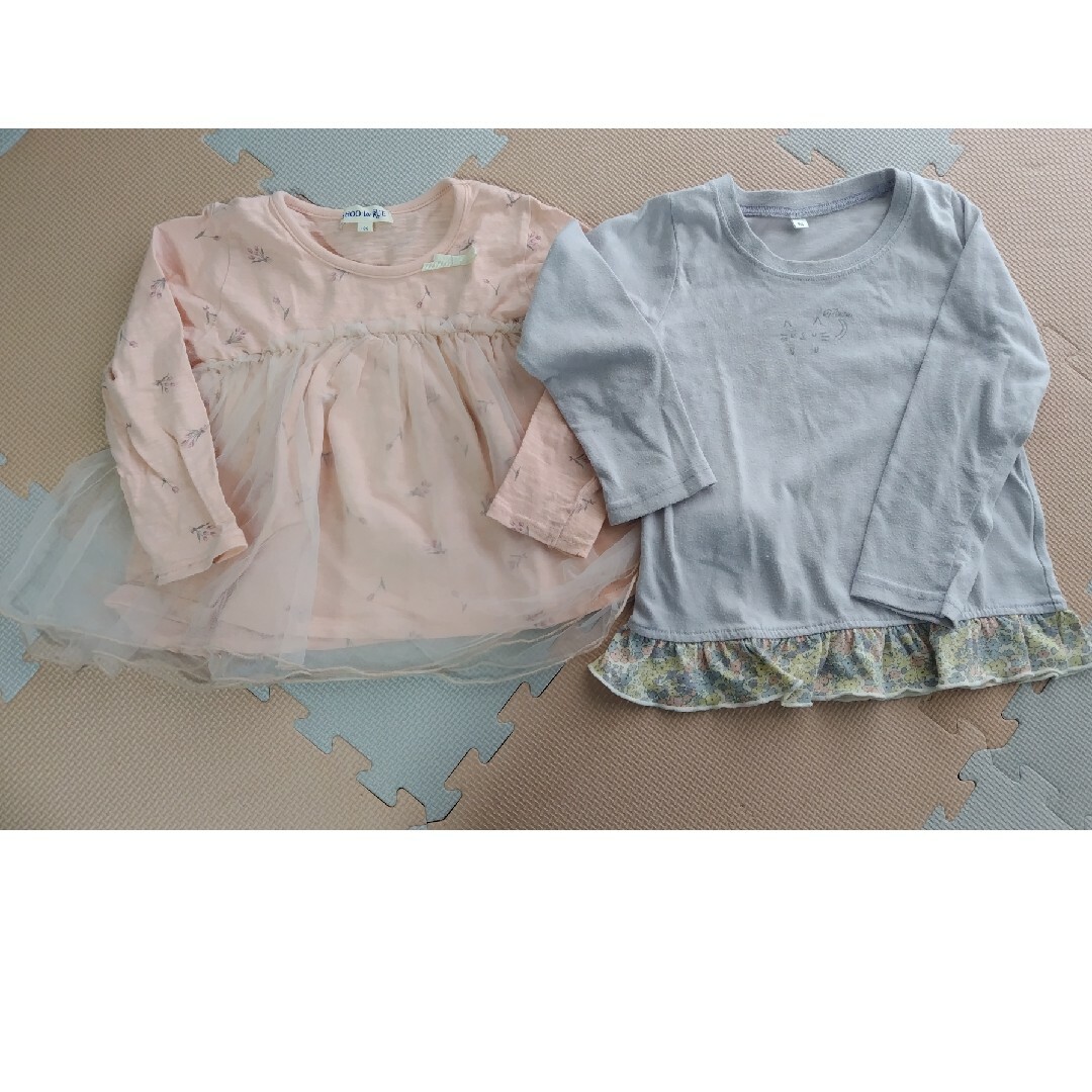 SHOO・LA・RUE(シューラルー)のロンT2枚セット キッズ/ベビー/マタニティのキッズ服男の子用(90cm~)(Tシャツ/カットソー)の商品写真