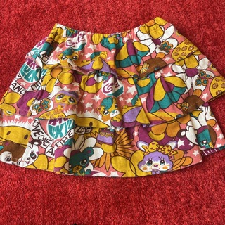 GrandGround - グラグラ 刺繍スカート レトロアニマル 動物 子供服