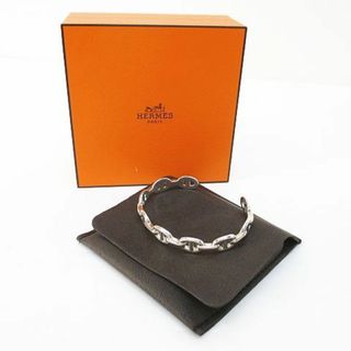 エルメス(Hermes)のエルメス シェーヌダンクル 925 SILVER バングル ブレスレット LG (ブレスレット/バングル)