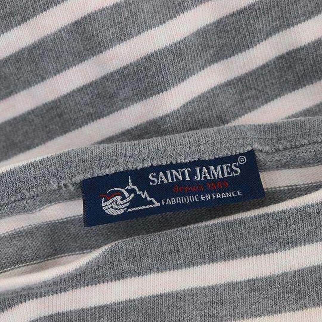 SAINT JAMES(セントジェームス)のセントジェームス バスクシャツ Tシャツ カットソー ボーダー 長袖 XS レディースのトップス(Tシャツ(長袖/七分))の商品写真