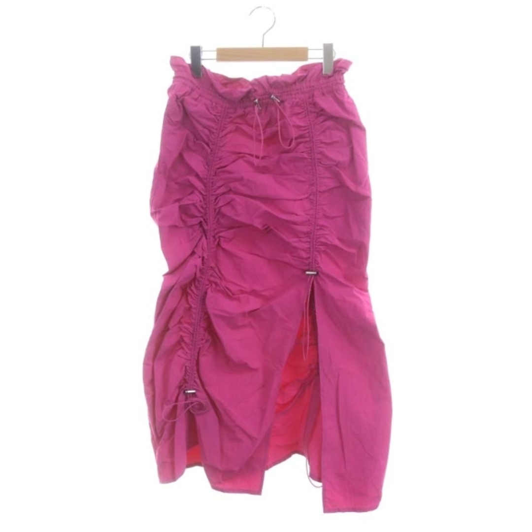 jouetie(ジュエティ)のジュエティ 23SS ドロストアシメロングスカート ギャザー M ピンク レディースのスカート(ロングスカート)の商品写真