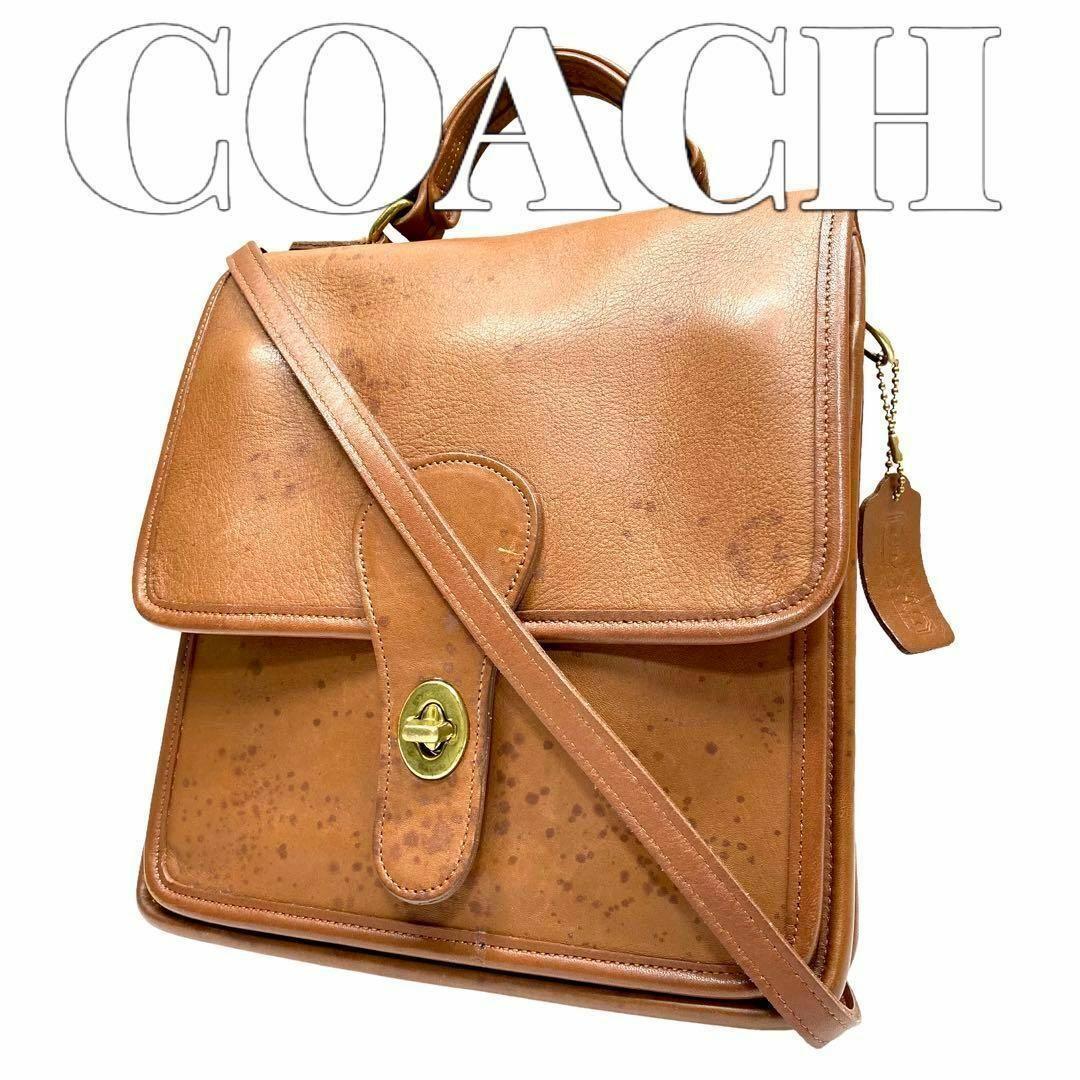 COACH - OLD COACH ターンロック 2wayバッグ 7244の通販 by みしまる's 