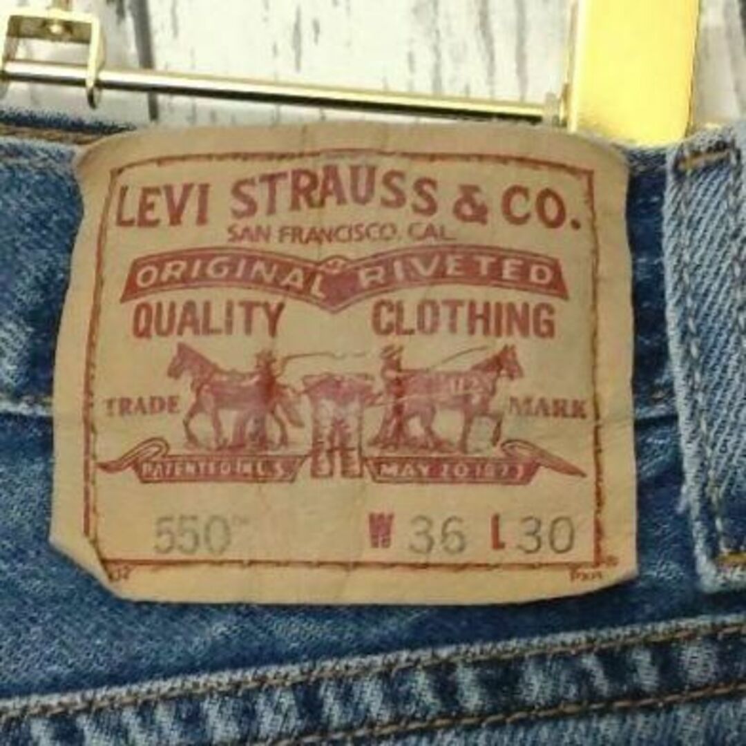 Levi's(リーバイス)のUS古着リーバイス550バギーワイドデニムパンツジーンズW36L30（1029） メンズのパンツ(デニム/ジーンズ)の商品写真