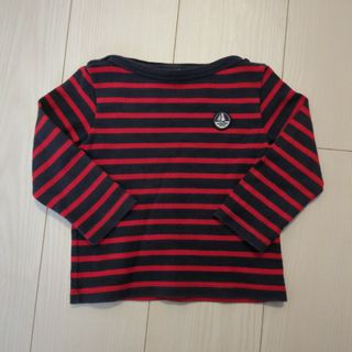 プチバトー(PETIT BATEAU)のプチバトー　ボーダーカットソー　24m　86cm(シャツ/カットソー)