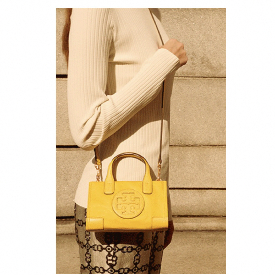 Tory Burch(トリーバーチ)のトリーバーチTory Burch ロゴミニトートバック イエロー レディースのバッグ(ショルダーバッグ)の商品写真