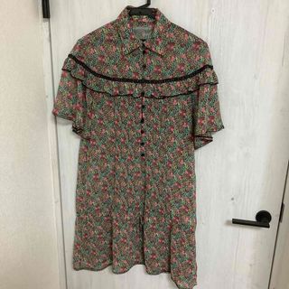 花柄シフォンチュニック(チュニック)