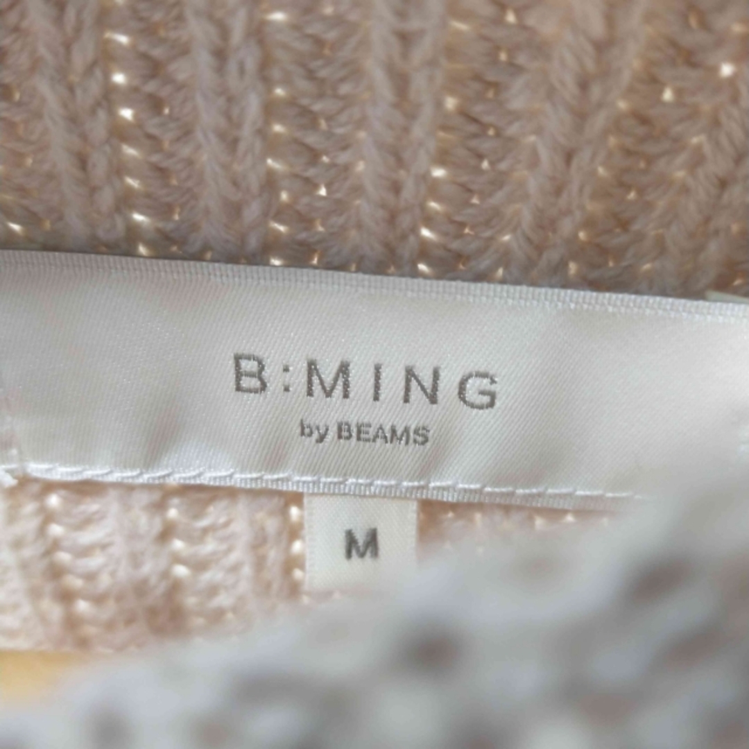 B:MING LIFE STORE by BEAMS(ビーミング ライフストア バイ ビームス)のB:MING by BEAMS(ビーミングバイビームス) 畦編みニットベスト レディースのトップス(ベスト/ジレ)の商品写真