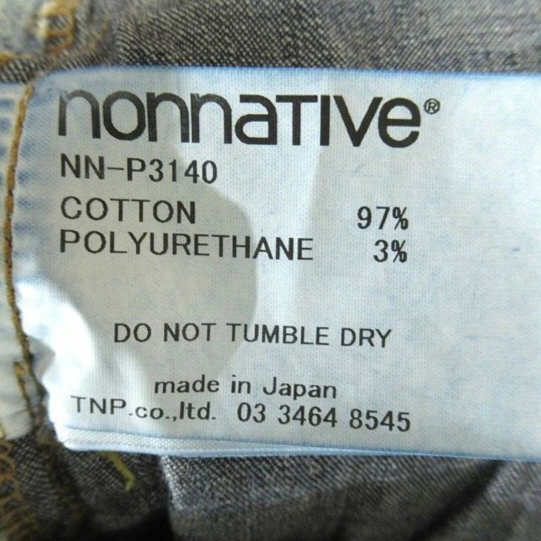 nonnative(ノンネイティブ)の専用　ノンネイティブ NN-P3140 ダメージ 加工 ストレッチ デニム L メンズのパンツ(デニム/ジーンズ)の商品写真