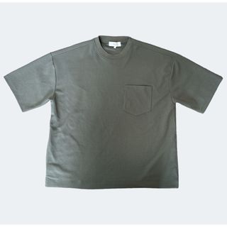 ビーミング ライフストア バイ ビームス(B:MING LIFE STORE by BEAMS)のB:MING by BEAMS ダブルフェイス 梨地 Tシャツ グリーン 美品(Tシャツ/カットソー(半袖/袖なし))